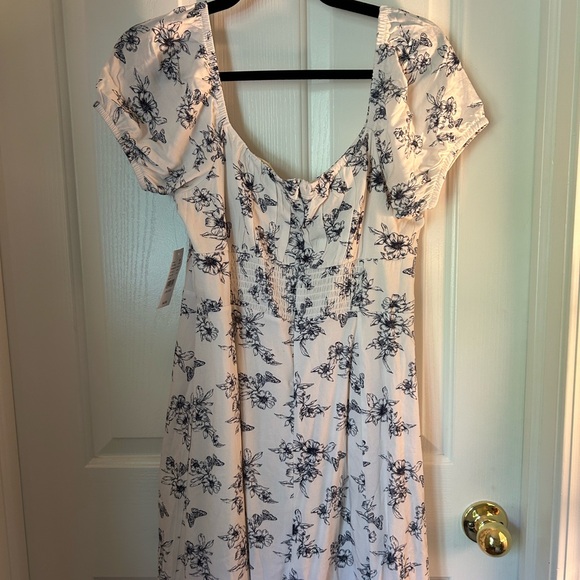 NWT Pacsun Blue Floral Mini Dress // LA hearts // Size Large - Picture 8 of 10